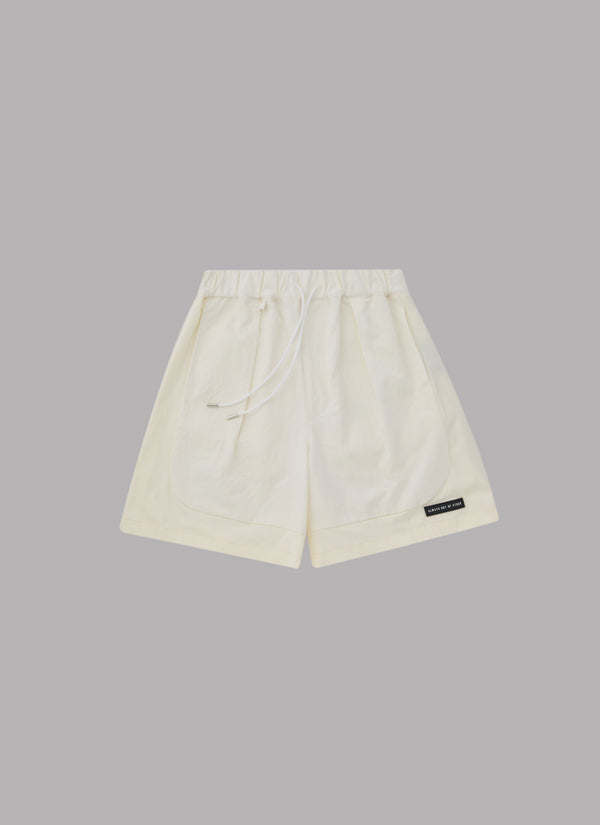 TUCK BASKETBALL SHORTS-WHITE