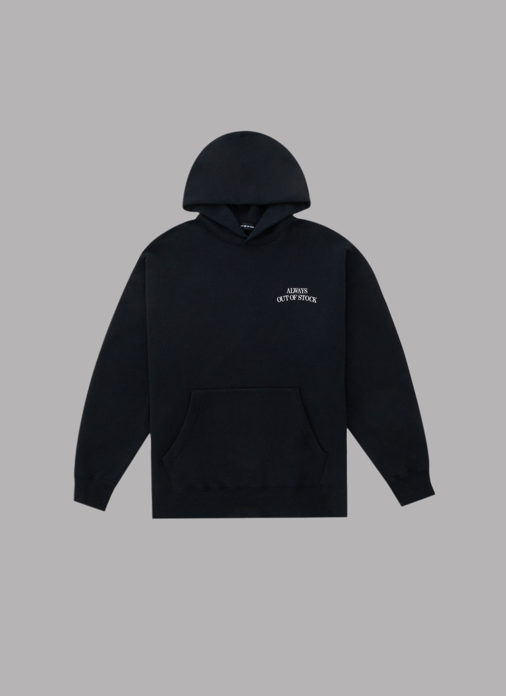 CLASSIC LOGO HOODIE - BLACK