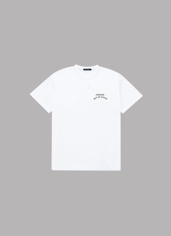 RISK SOMETHING OR FOREVER SIT S/S TEE-WHITE