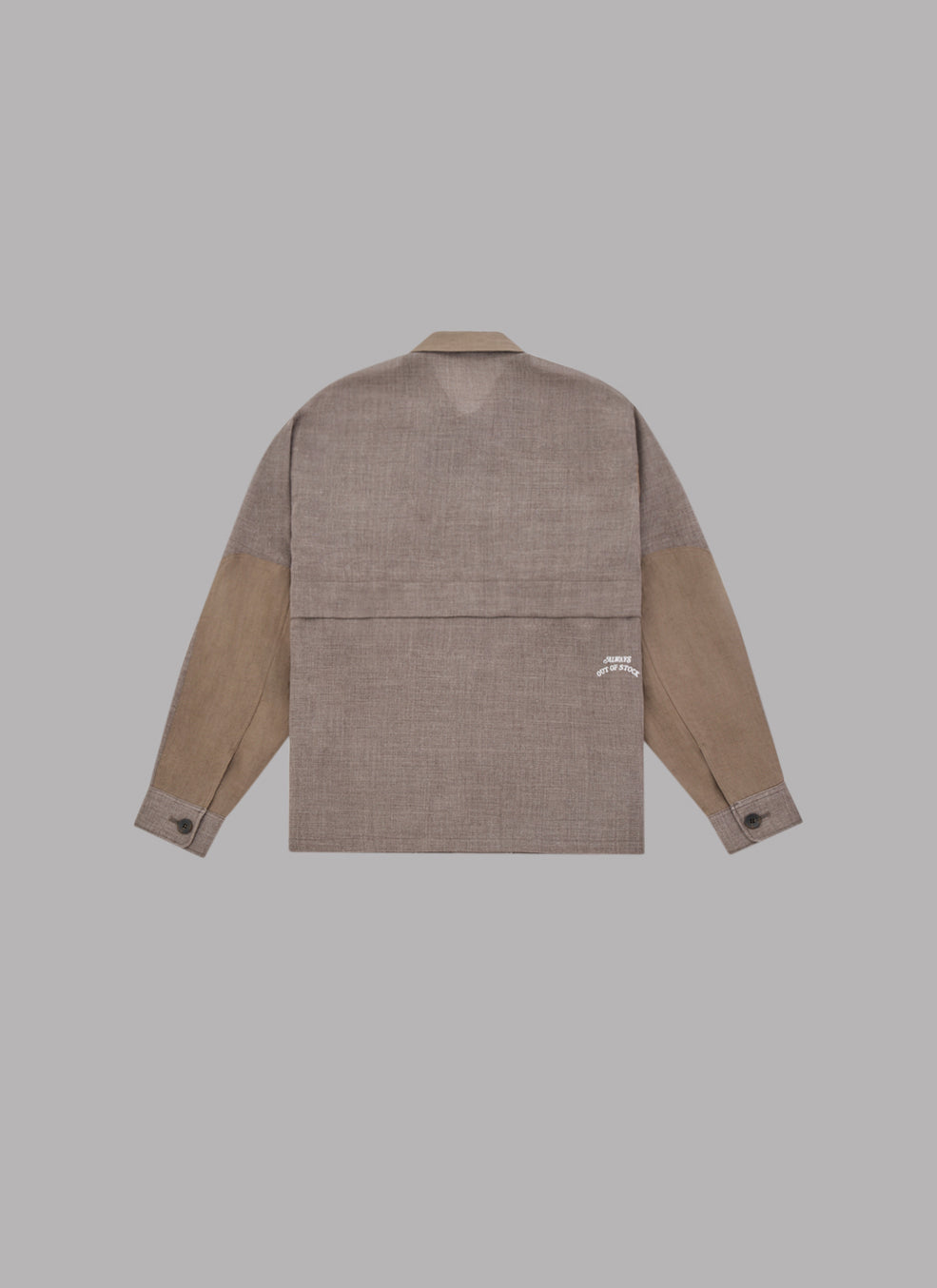 SUMMER WOOL CPO JACKET - BEIGE