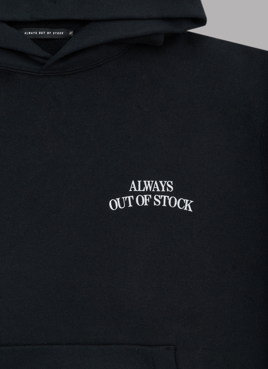 CLASSIC LOGO HOODIE - BLACK