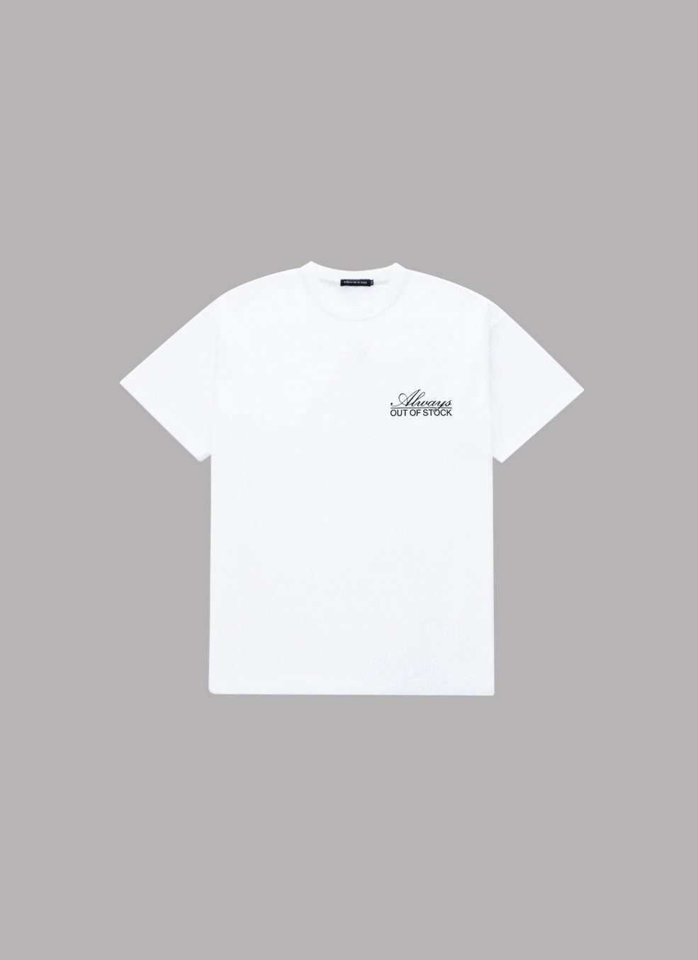 TRADITIONAL LOGO S/S TEE-WHITE