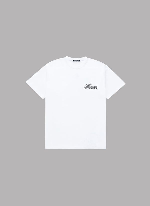 TRADITIONAL LOGO S/S TEE-WHITE