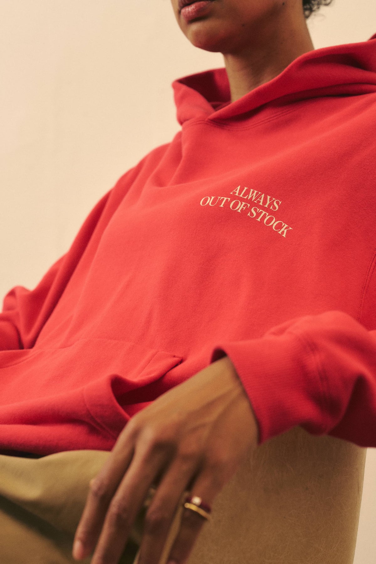 CLASSIC LOGO HOODIE - STRAWBERRY RED