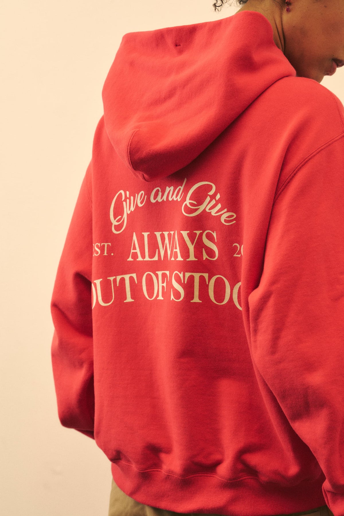 CLASSIC LOGO HOODIE - STRAWBERRY RED