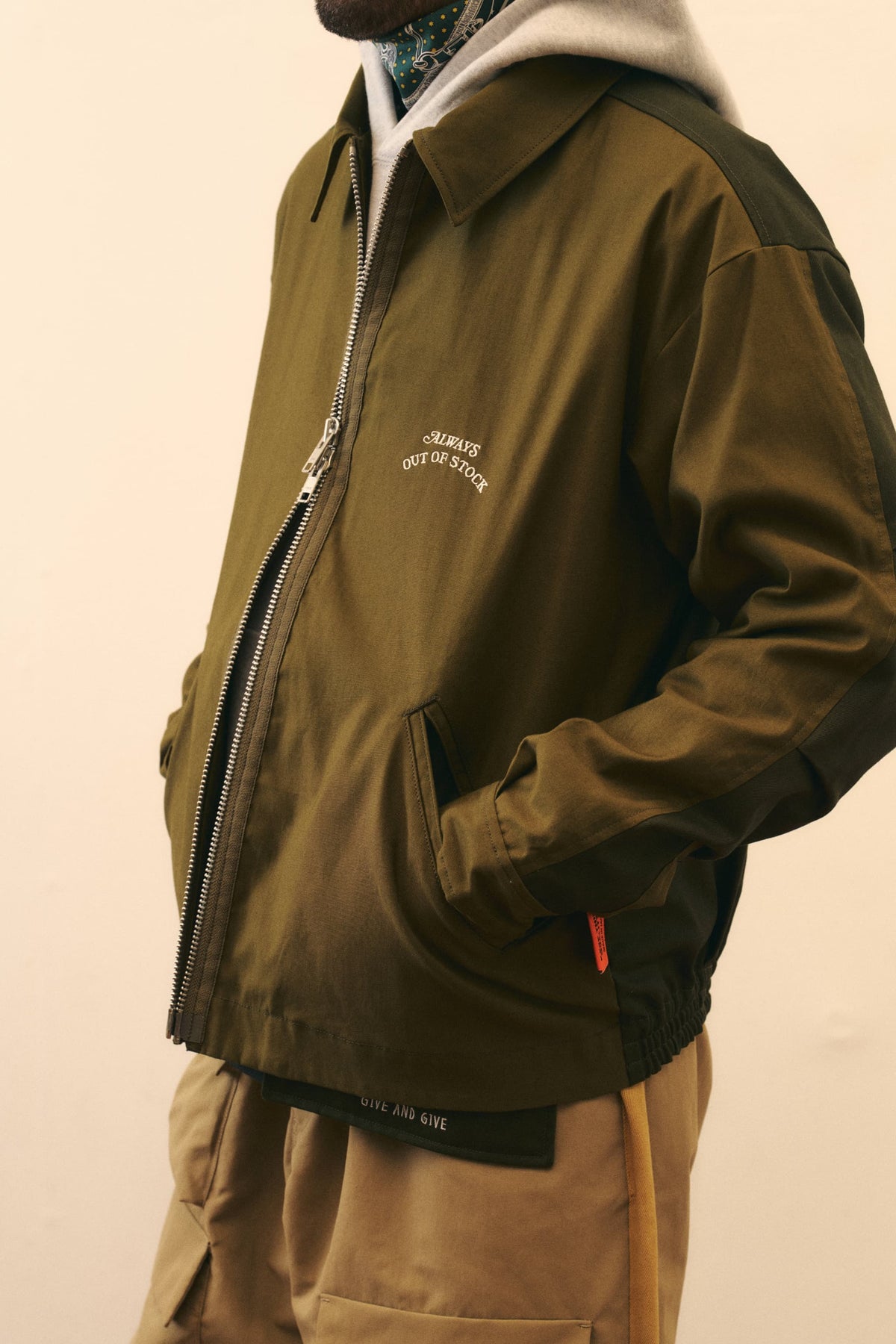 DRIZZLER JACKET- OLIVE