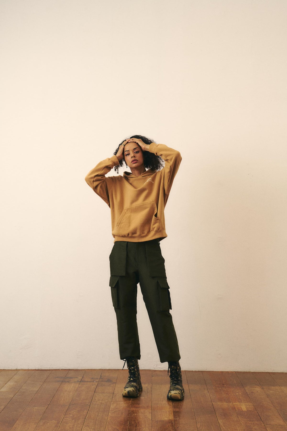 SEVEN POCKET  FATIGUE PANTS - OLIVE
