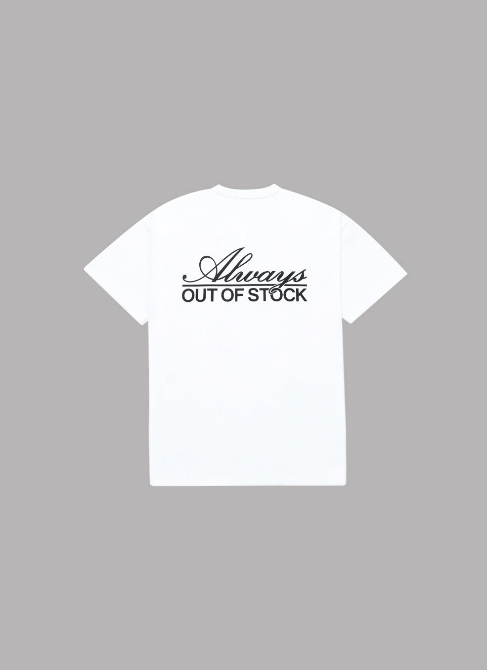 TRADITIONAL LOGO S/S TEE-WHITE