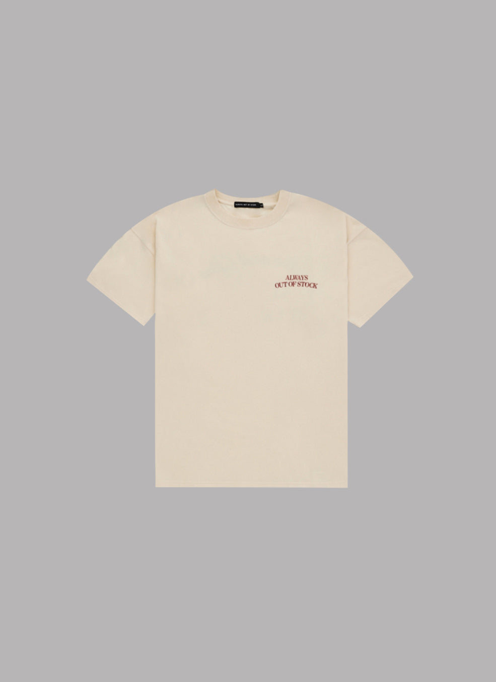 CLASSIC LOGO S/S TEE - IVORY