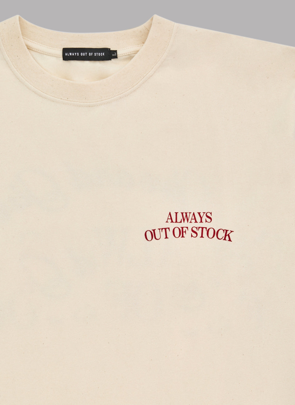 CLASSIC LOGO S/S TEE - IVORY