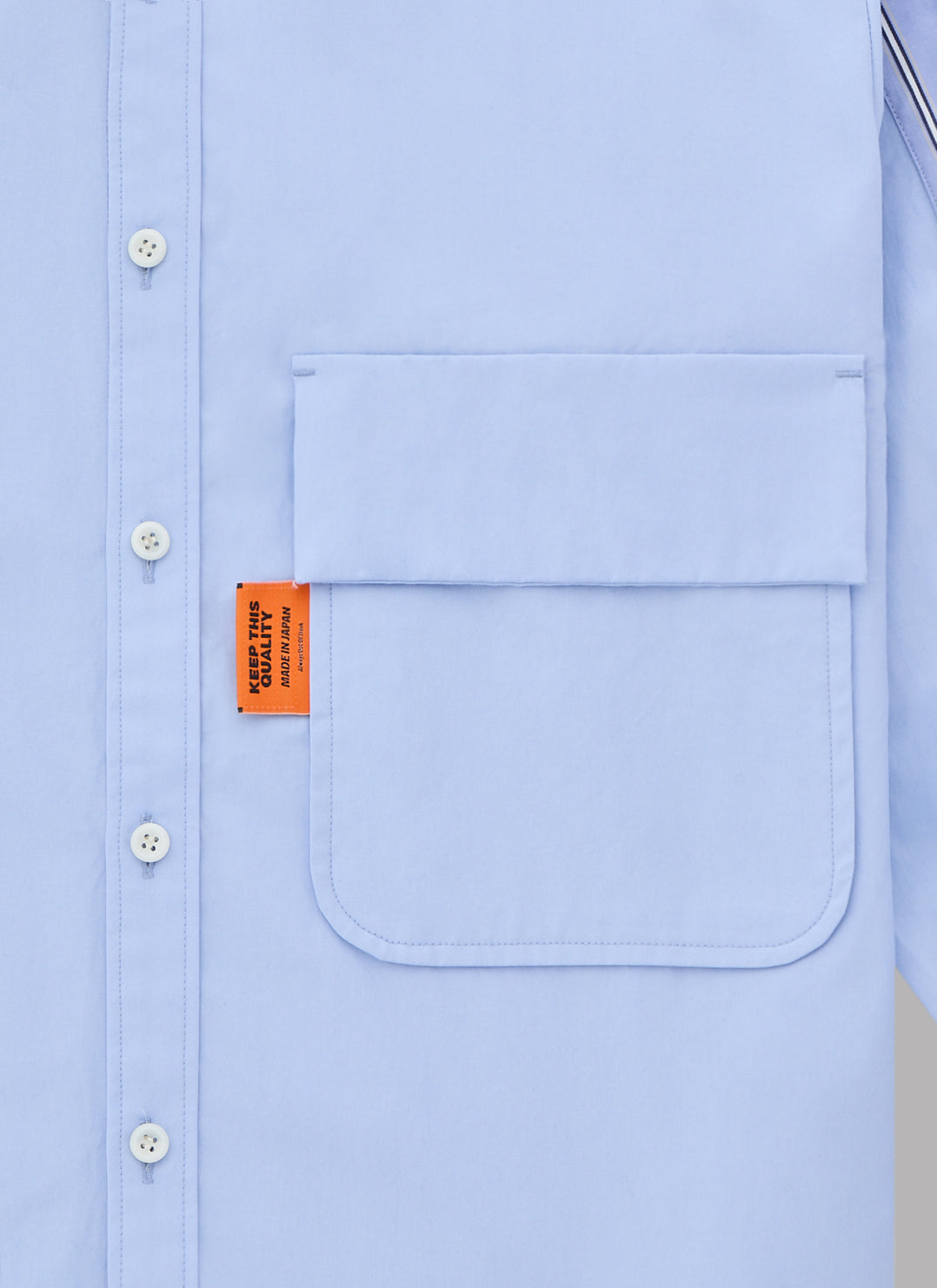 COMBINATION STRIPE L/S SHIRT-SAX