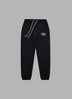 PLAY LOGO SWEAT PANTS-BLACK x WHITE