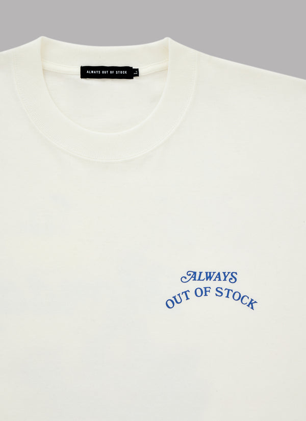 CRAZY TOAST DROP S/S TEE-WHITE