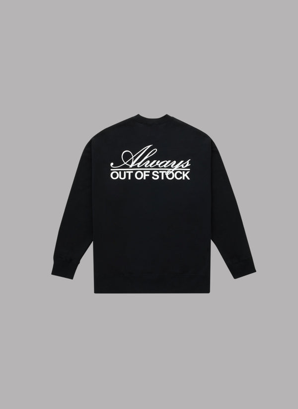 TRADITIONAL LOGO CREWNECK-BLACK