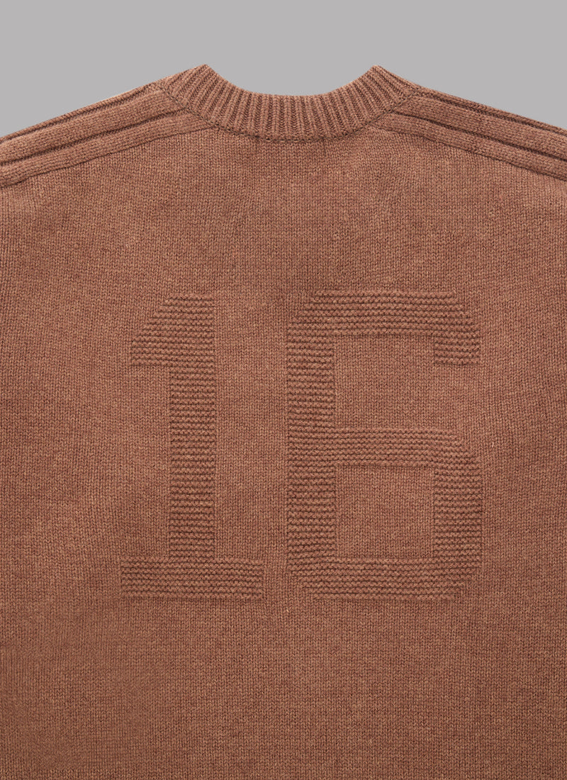 GAME KNIT PULLOVER-OAK