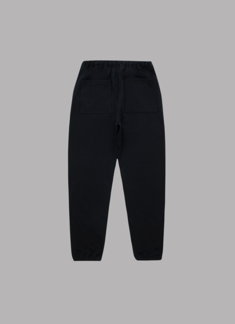 PLAY LOGO SWEAT PANTS-BLACK x WHITE