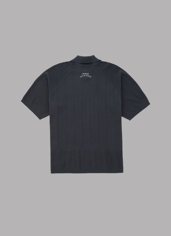 FOOTBALL KNIT SHIRT-DARK GRAY