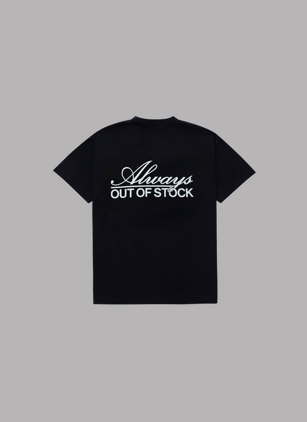 TRADITIONAL LOGO S/S TEE-BLACK