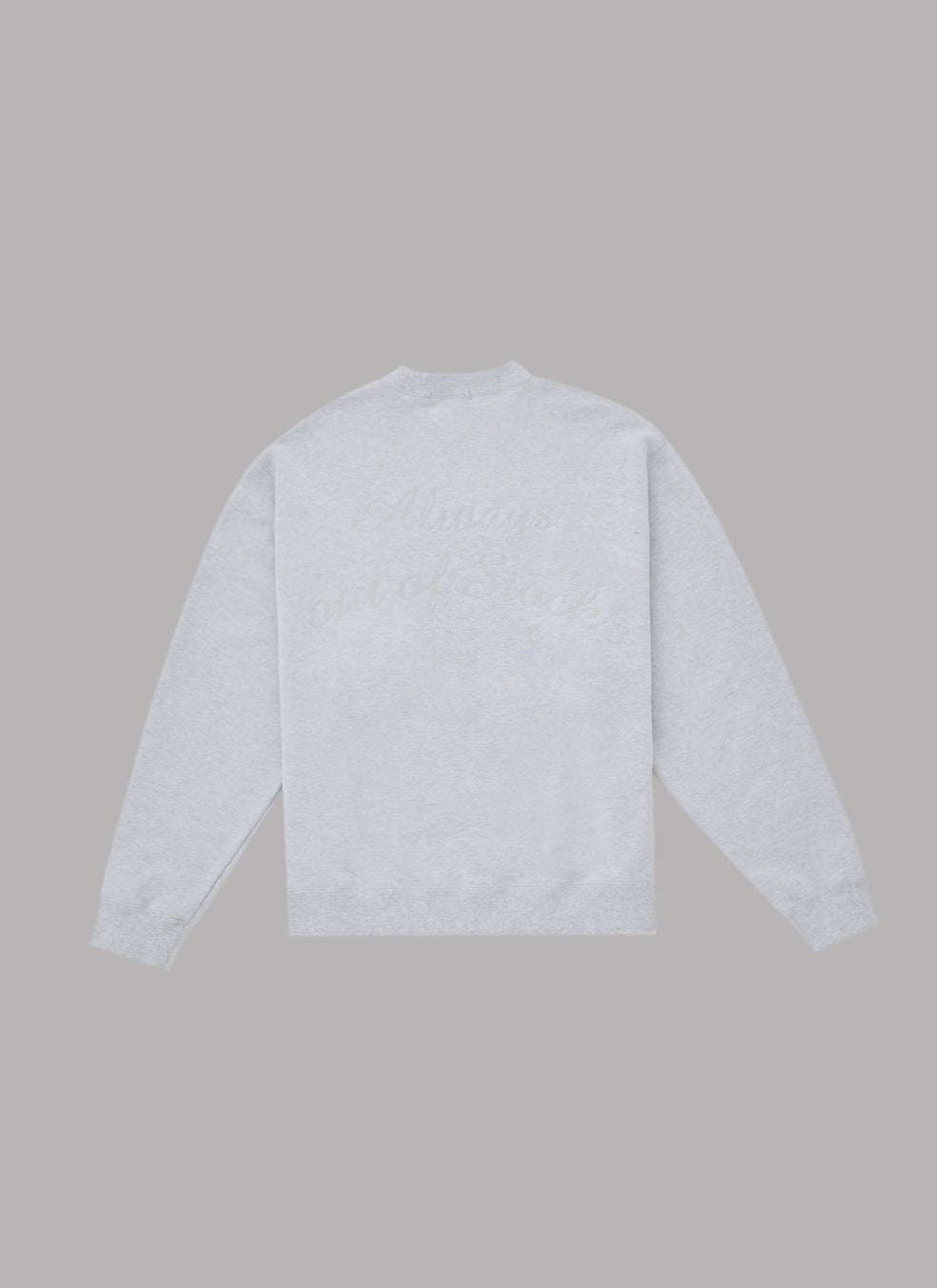 CLASSICAL LOGO CREWNECK-GRAY