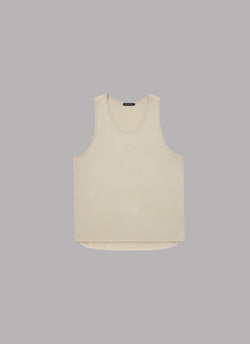 BASIC LOGO LAYERED TANK TOP-SAND