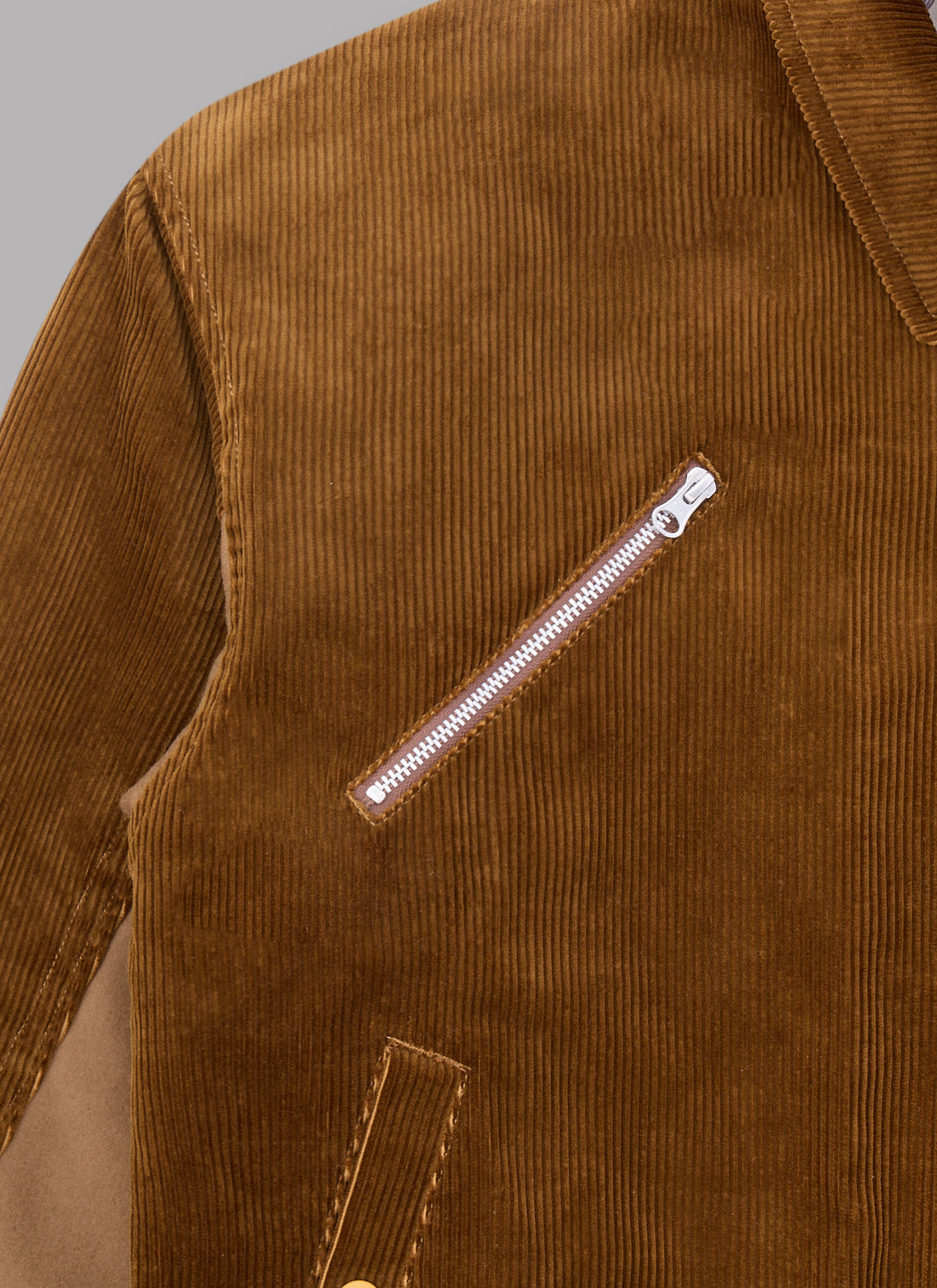 STADIUM BOMBER JACKET-CAMEL