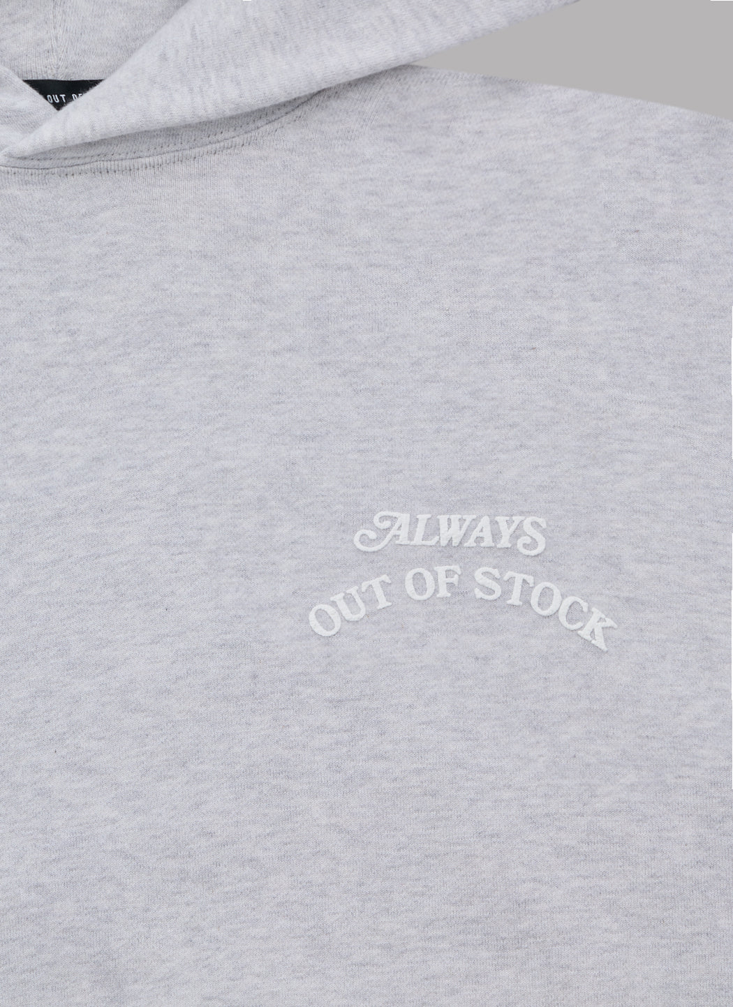 BASIC LOGO HOODIE - HEATHER GRAY