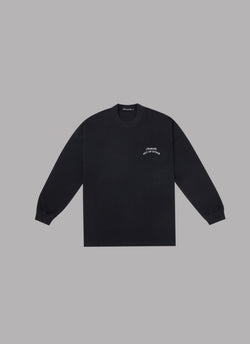 BASIC LOGO L/S TEE-BLACK