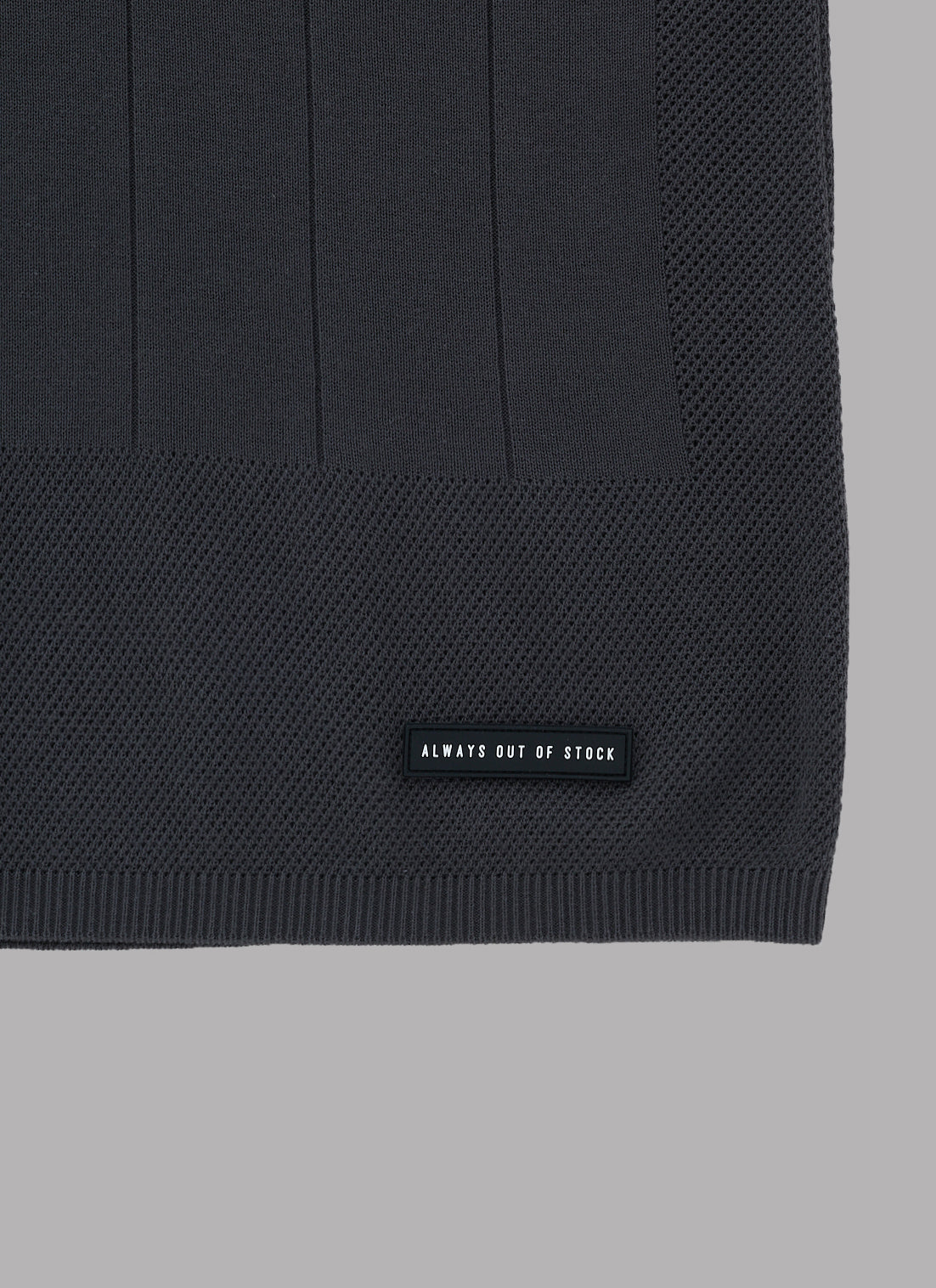 FOOTBALL KNIT SHIRT - DARK GRAY