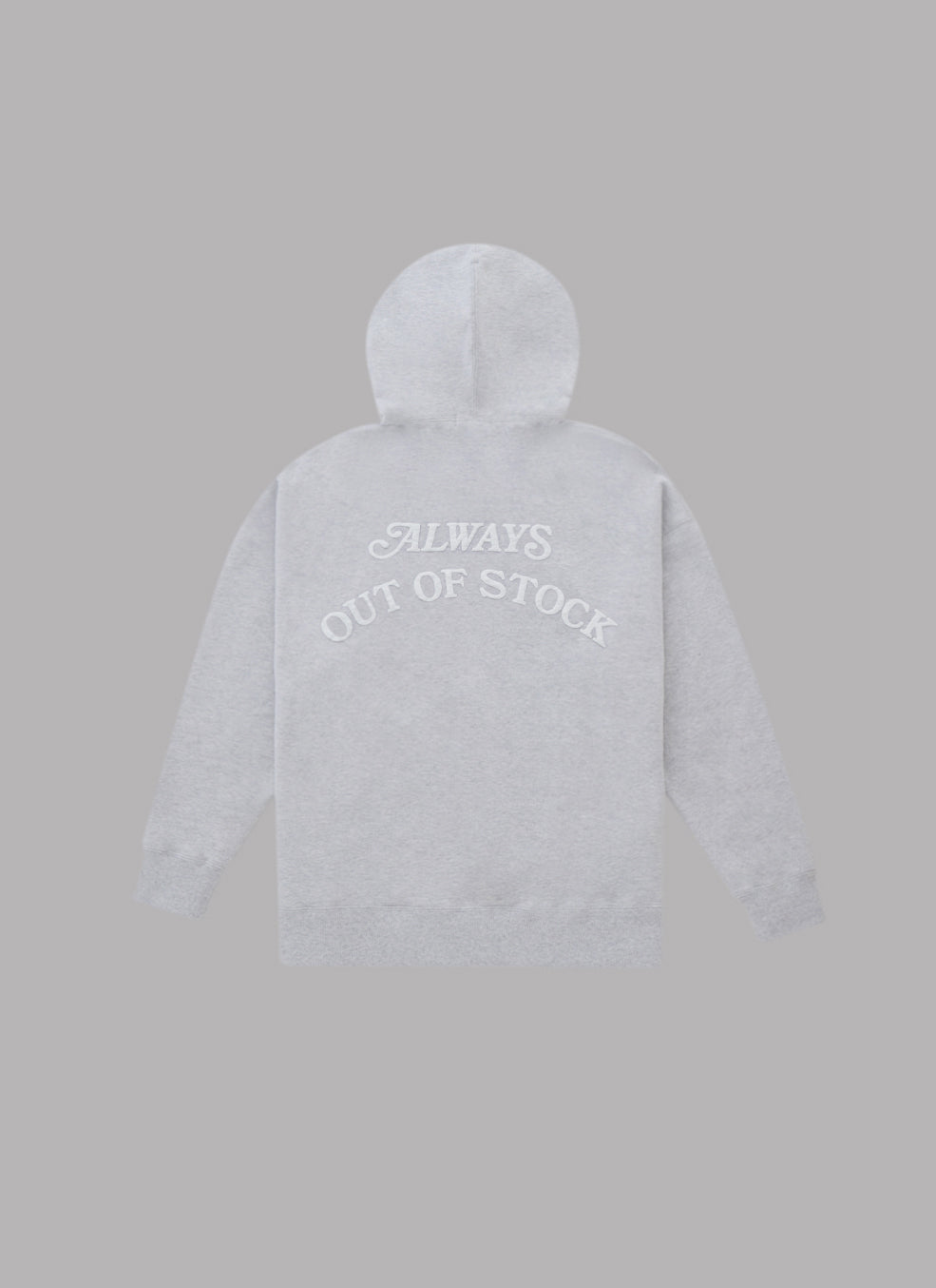 BASIC LOGO HOODIE - HEATHER GRAY