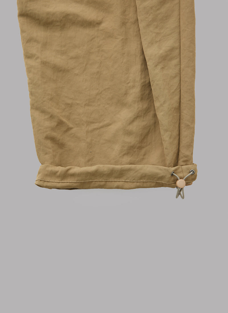 OVERTUCK JOGGER PANTS-BEIGE