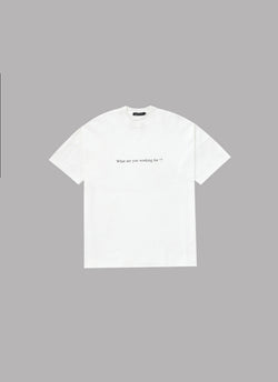 CASH BOX DROP S/S TEE-WHITE