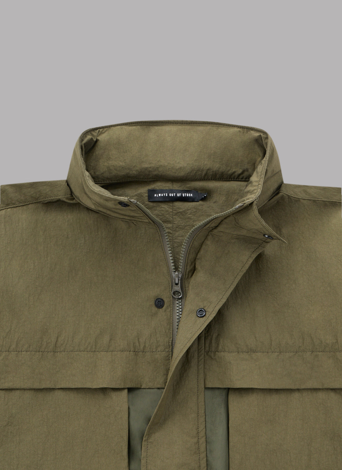 COMBINATION LIGHT SHELL JACKET-OLIVE