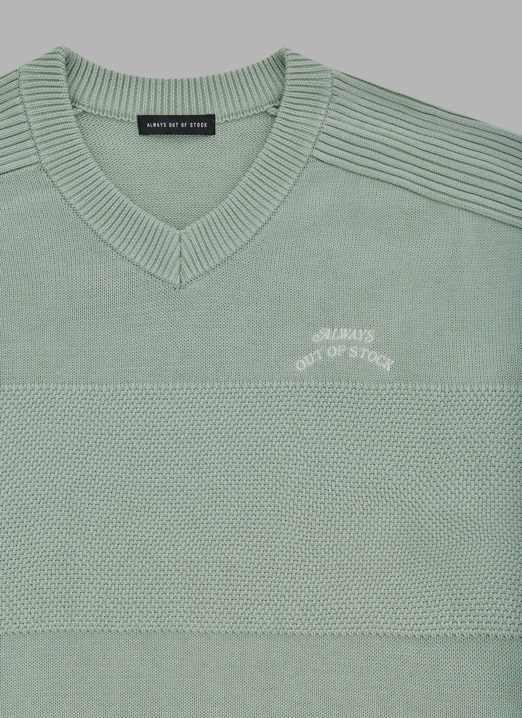 GAME KNIT PULLOVER - AQUA GREEN