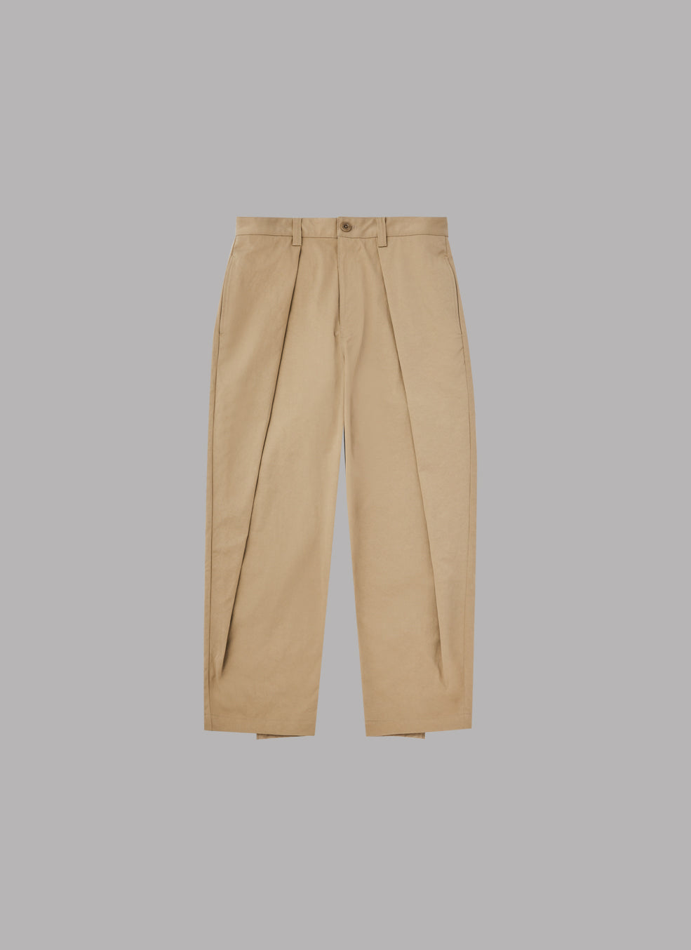 OVERTUCK PANTS-BEIGE