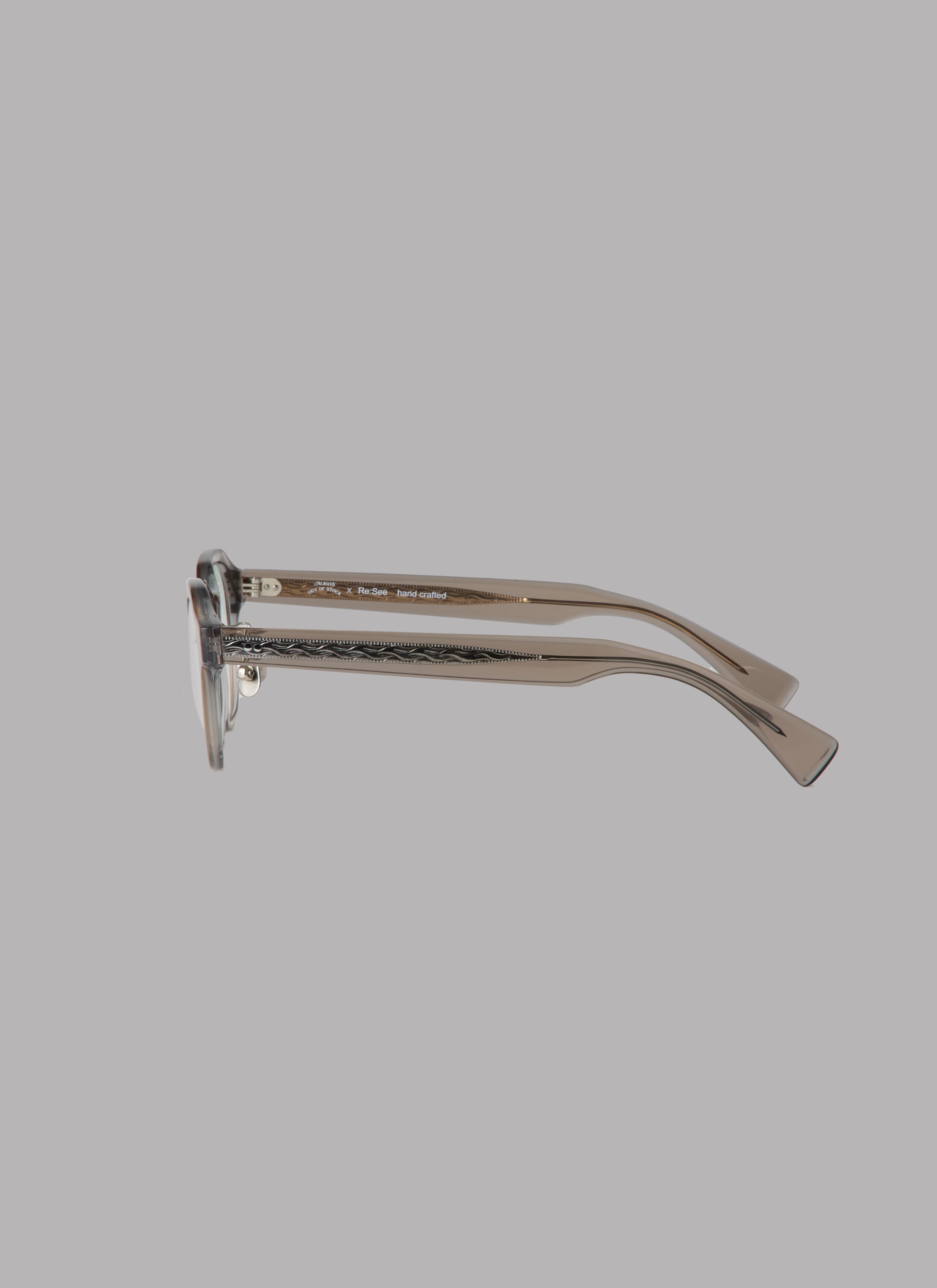 ALWAYS OUT OF STOCK x Re:See Re:STOCK 2025-GRAY Photochromic Lens(調光レンズ)