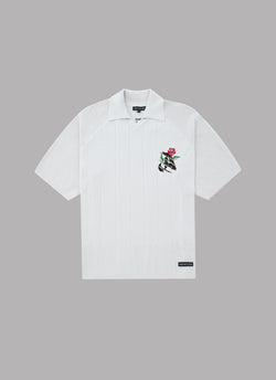 FOOTBALL KNIT SHIRT-GRAY