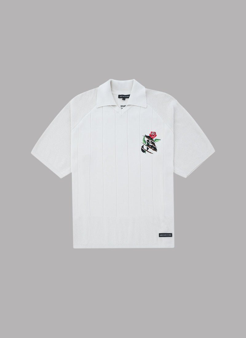 FOOTBALL KNIT SHIRT-GRAY