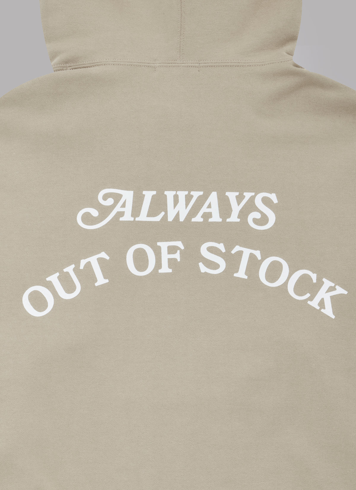 BASIC LOGO HOODIE - SILVER GRAY x OFF WHITE