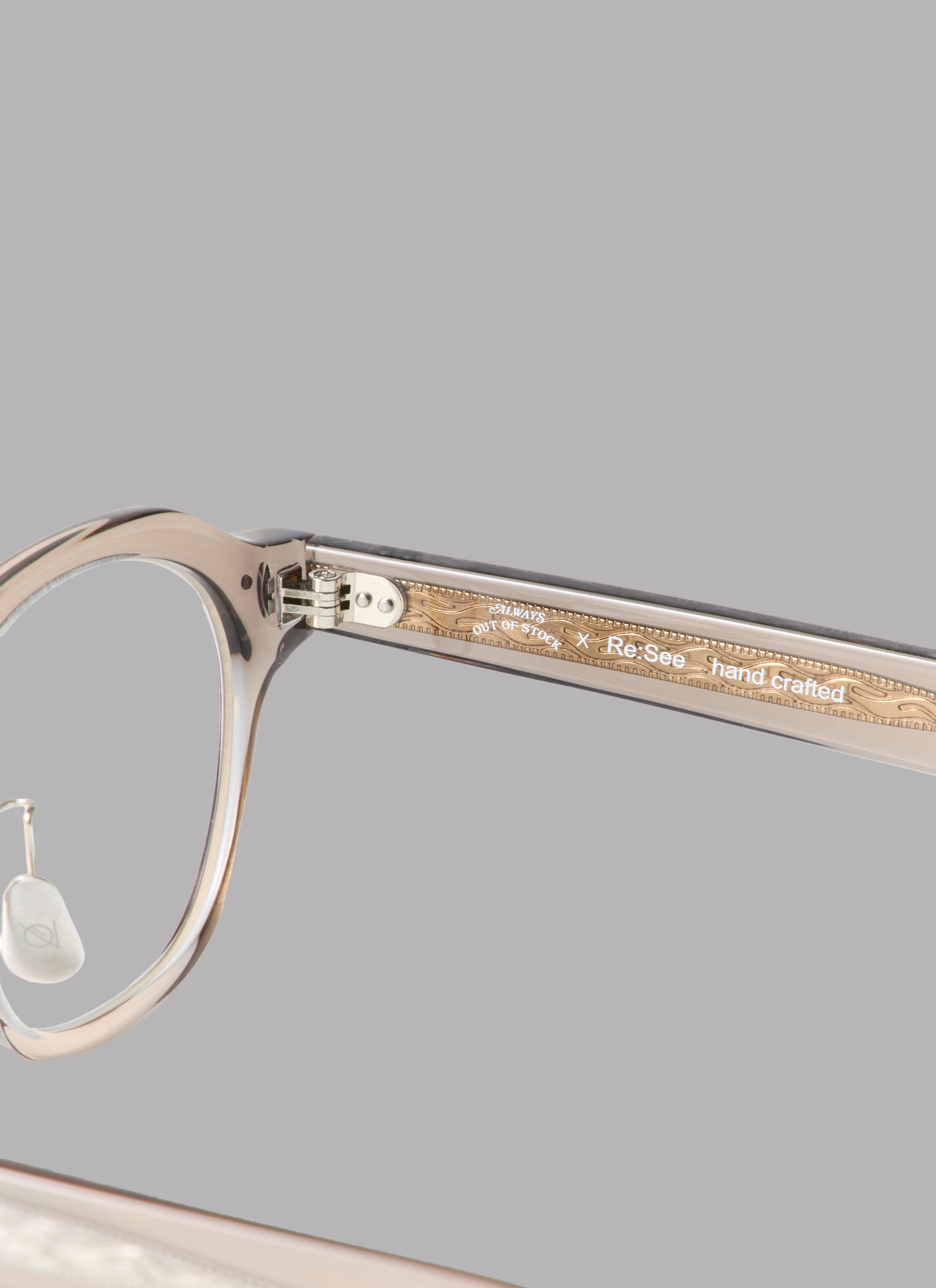 ALWAYS OUT OF STOCK x Re:See Re:STOCK 2025-GRAY Photochromic Lens(調光レンズ)