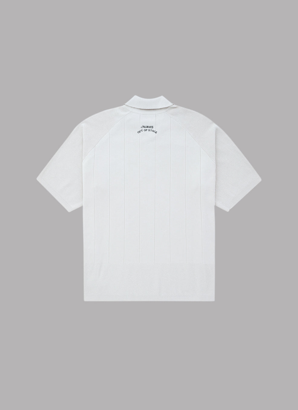 FOOTBALL KNIT SHIRT-GRAY