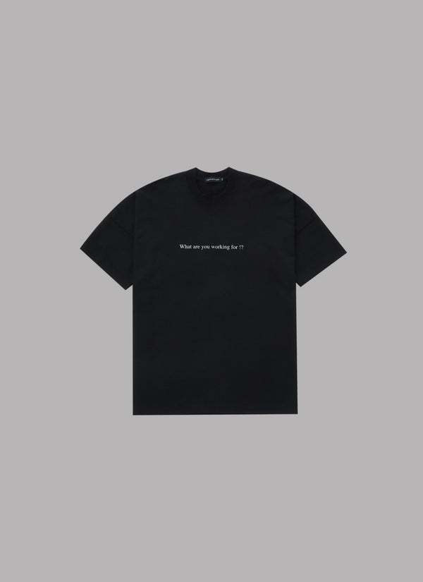 CASH BOX DROP S/S TEE-BLACK