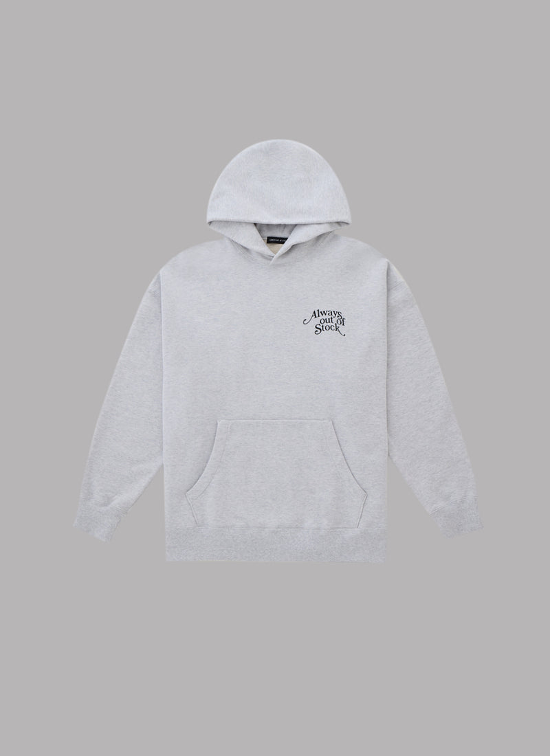 PLAY LOGO HOODIE-GRAY x BLACK