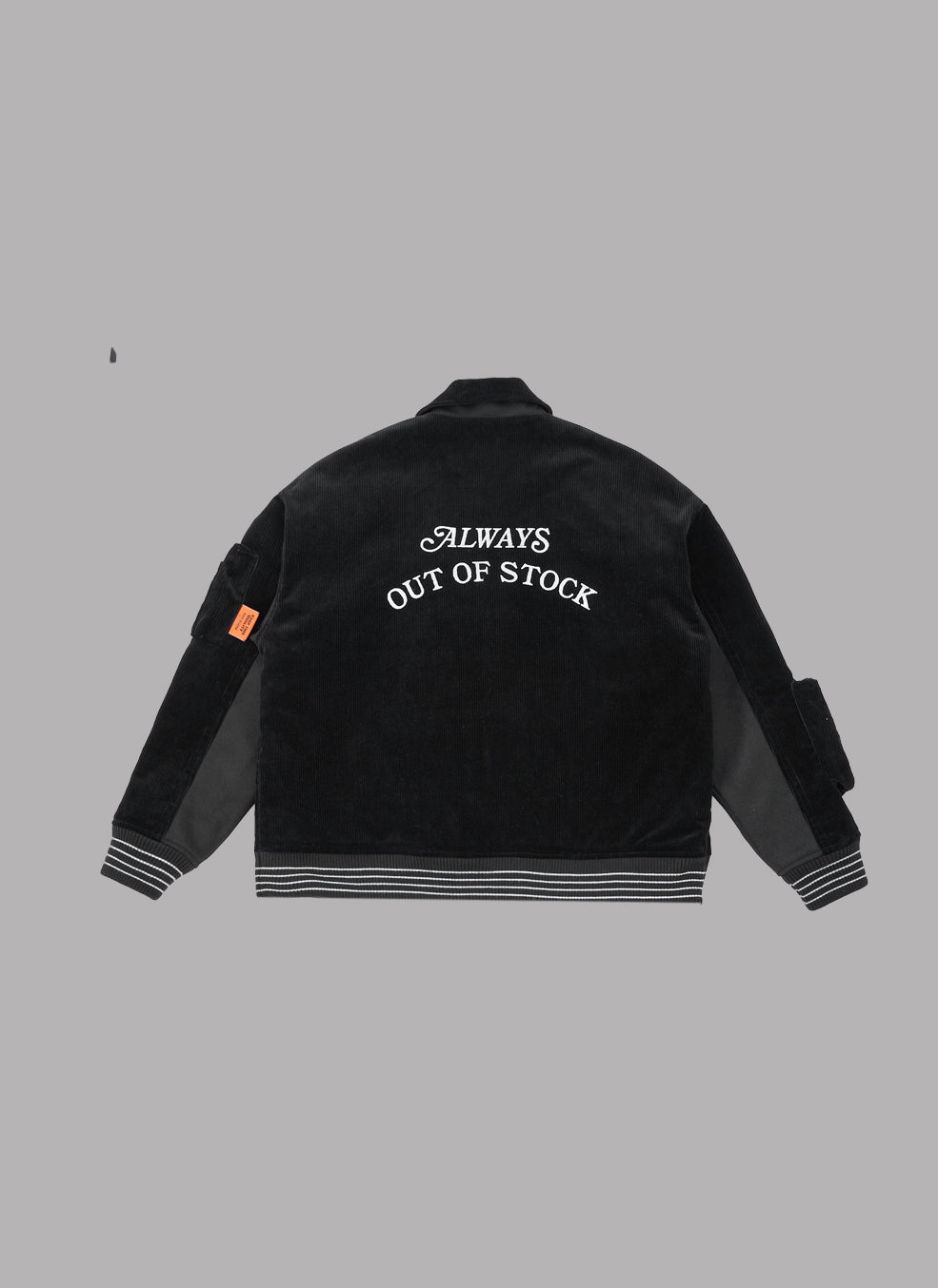 STADIUM BOMBER JACKET-BLACK