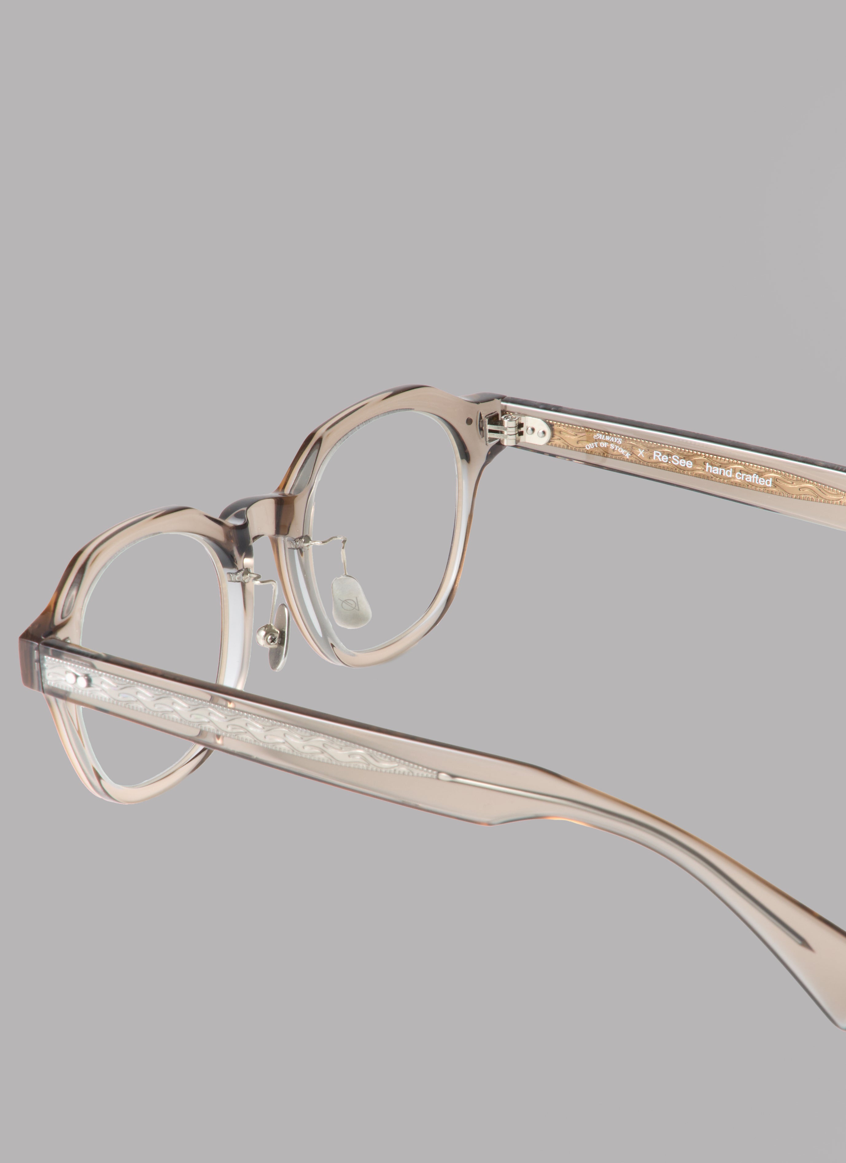 ALWAYS OUT OF STOCK x Re:See Re:STOCK 2025-GRAY Photochromic Lens(調光レンズ)