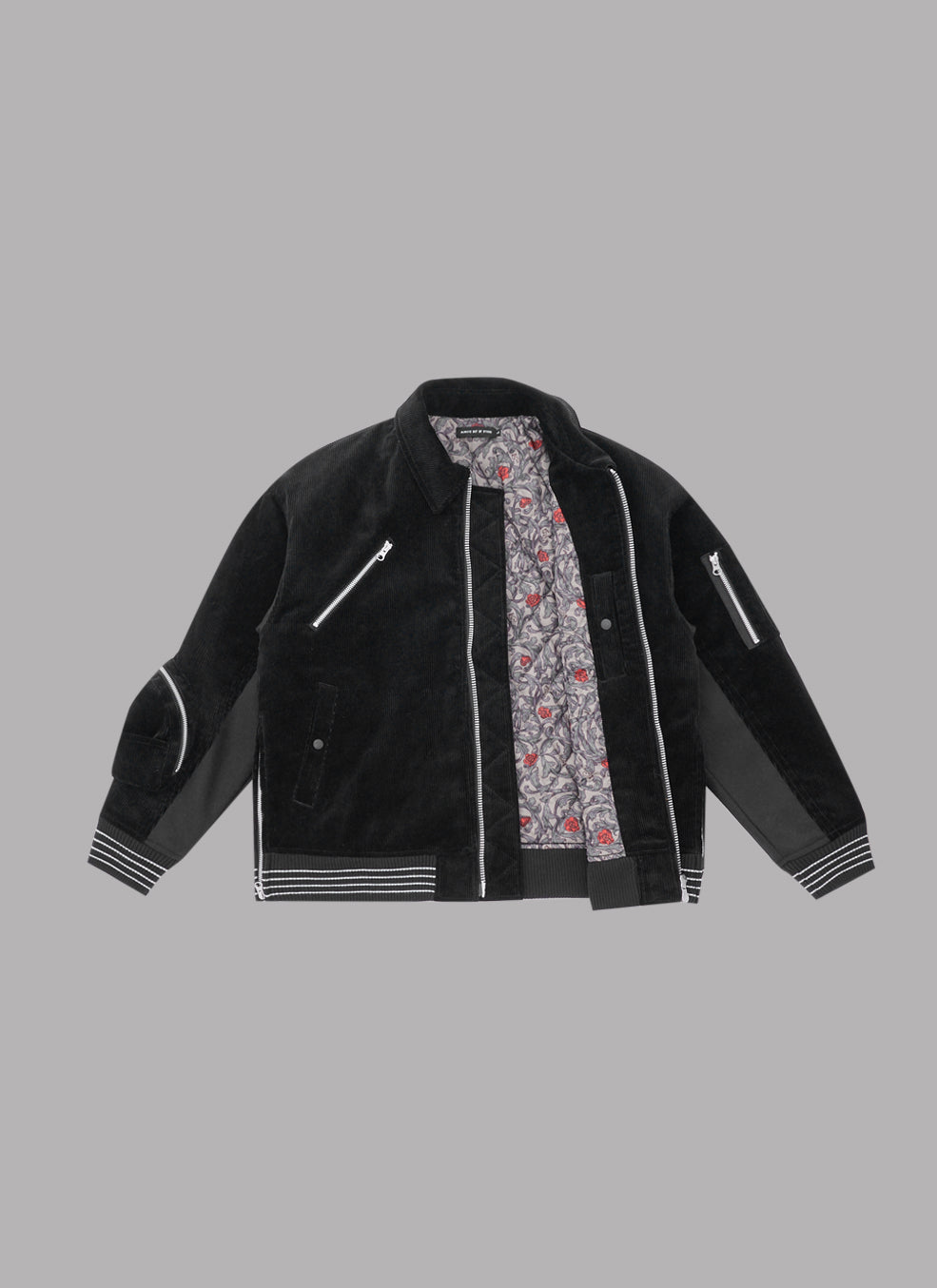 STADIUM BOMBER JACKET-BLACK