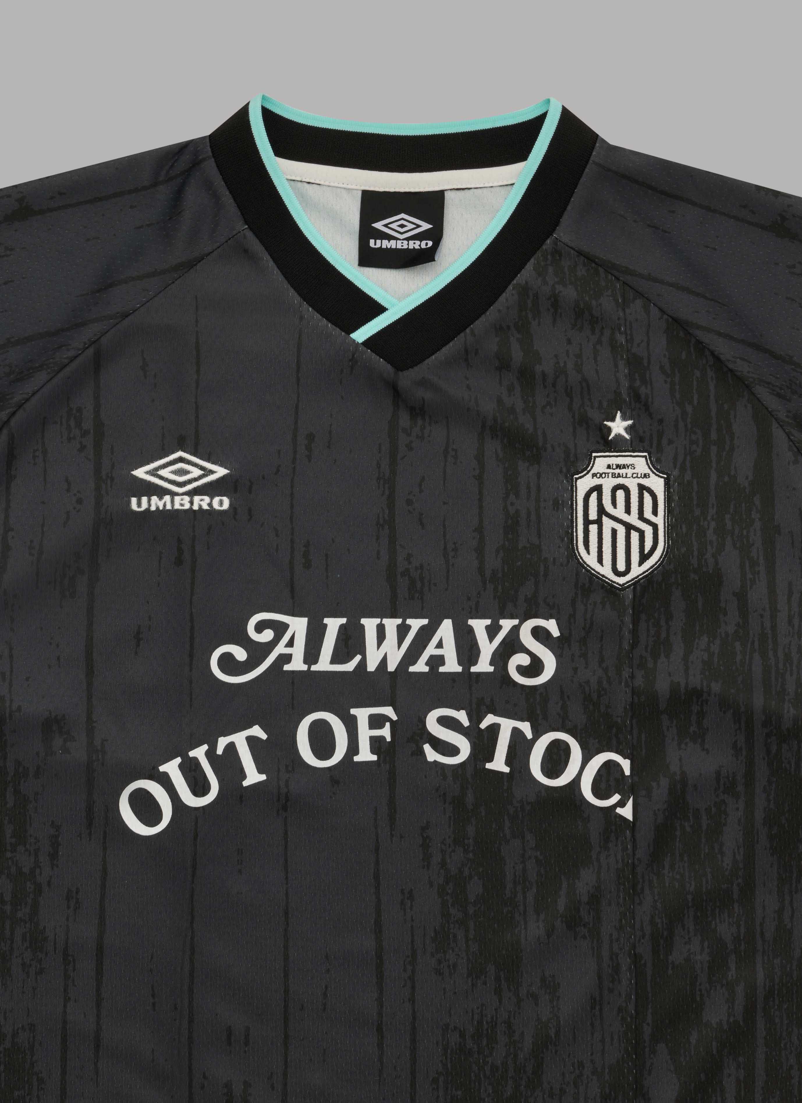 ALWAYS OUT OF STOCK X UMBRO GAME SHIRTS-BLACK
