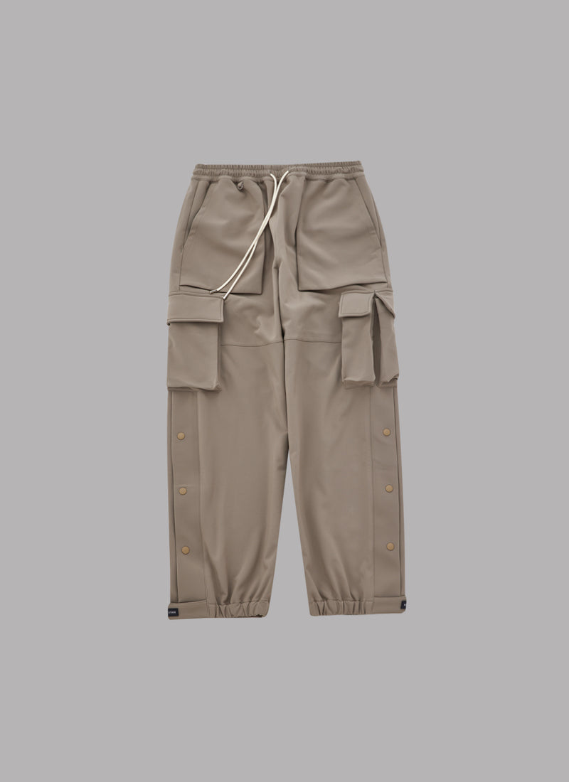 SIDE BUTTON JOGGER CARGO-BEIGE