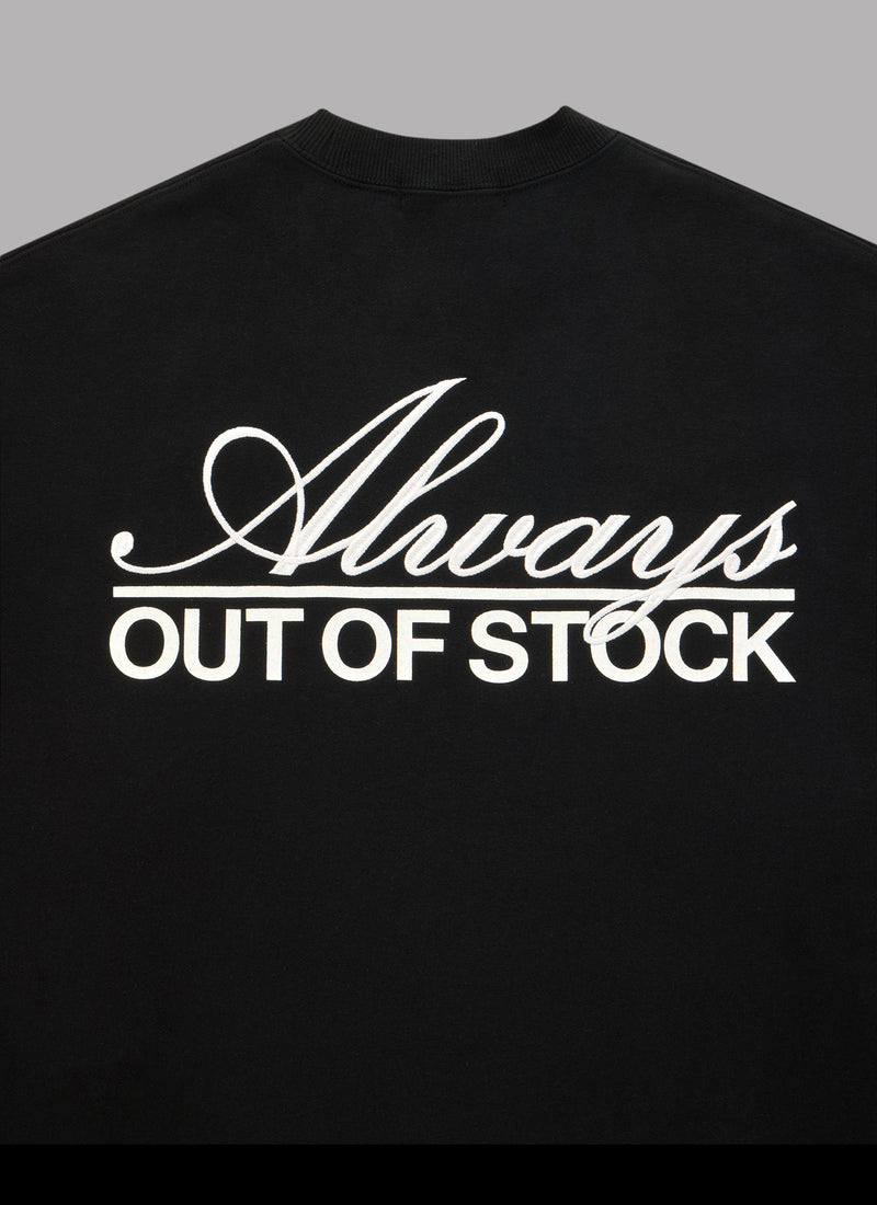 TRADITIONAL LOGO CREWNECK-BLACK