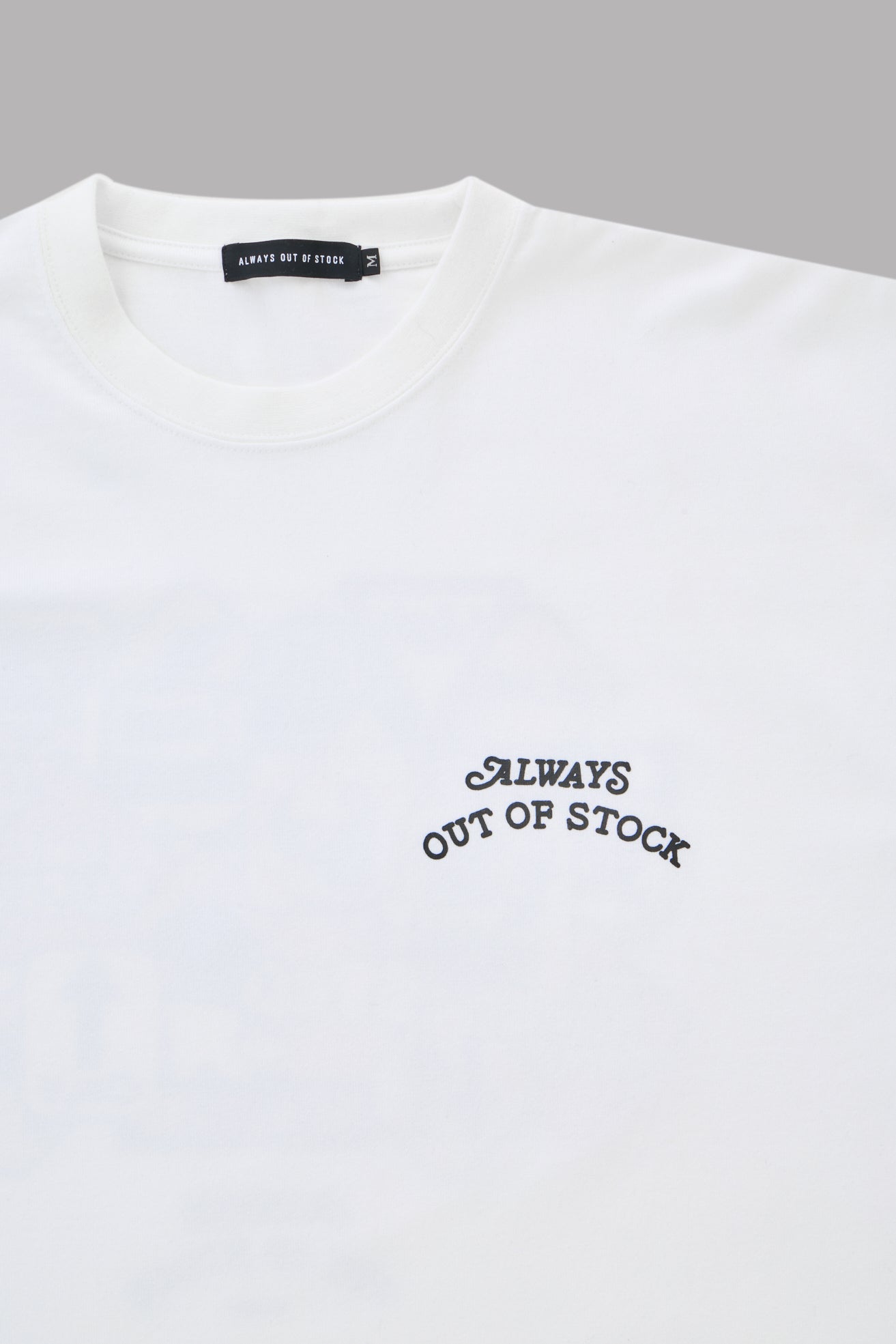 TRAFFIC SIGN S/S TEE-WHITE