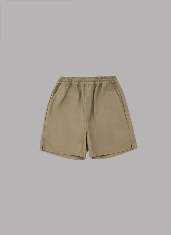 HALF BASKETBALL SHORTS-BEIGE